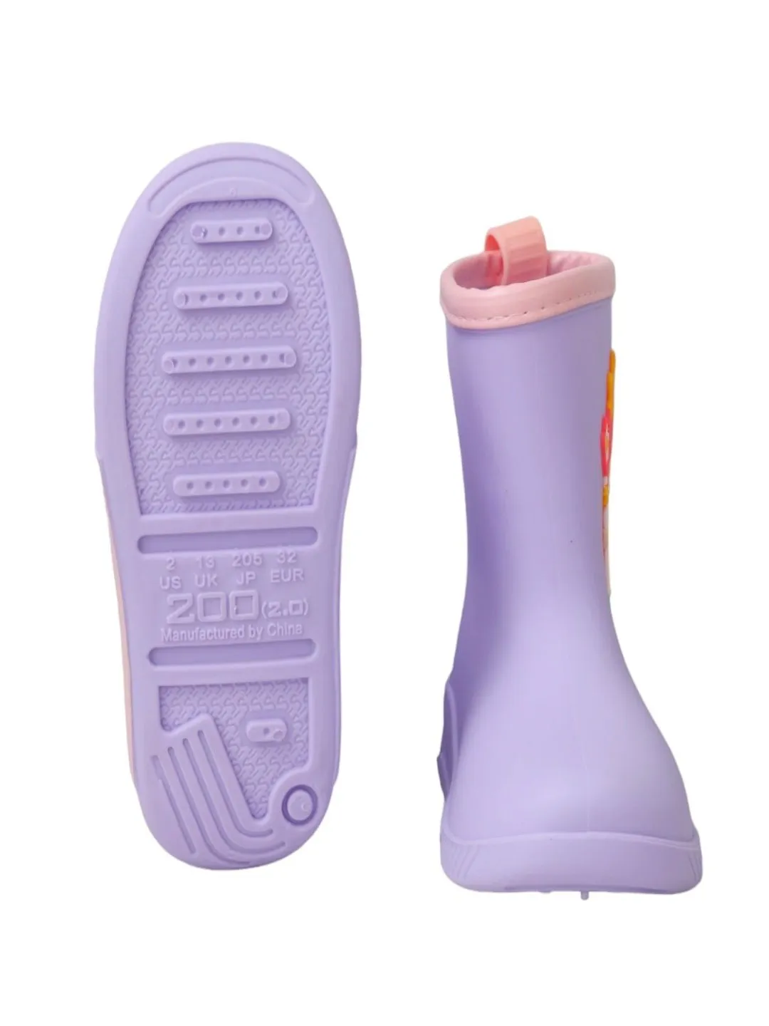 Adorable Purple Mermaid Rain Boots For Girls