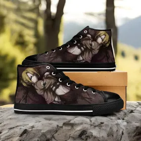 Attack on Titan Annie Leonhart Shoes High Tops Sneakers for Kids and Adults