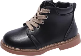 Autumn and Winter Children Boots Boys and Girls Ankle Boots Non Slip Side Zipper High Top Umbrella for Girls Boot Set