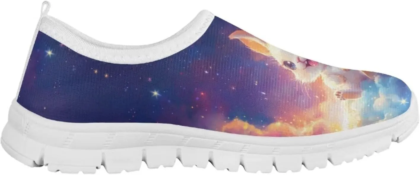 Axolotl Shoes for Girls Little Kid Sneakers Cartoon Print Running Shoes for Girls