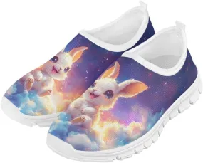 Axolotl Shoes for Girls Little Kid Sneakers Cartoon Print Running Shoes for Girls