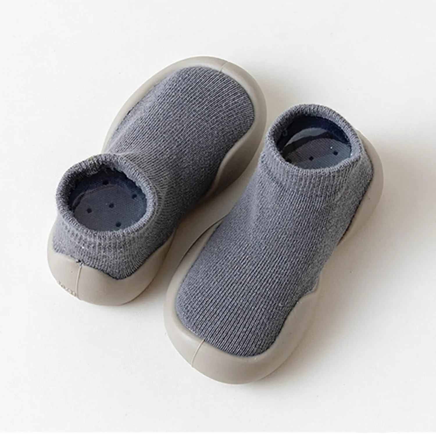 Baby Shoes Boys Girls First Walking Shoes Non Slip Toddler Slip On Sneakers Infant Knit Sock Shoes Floor Shoes