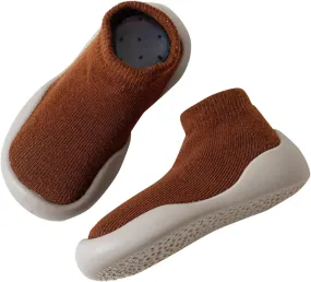 Baby Shoes Boys Girls First Walking Shoes Non Slip Toddler Slip On Sneakers Infant Knit Sock Shoes Floor Shoes