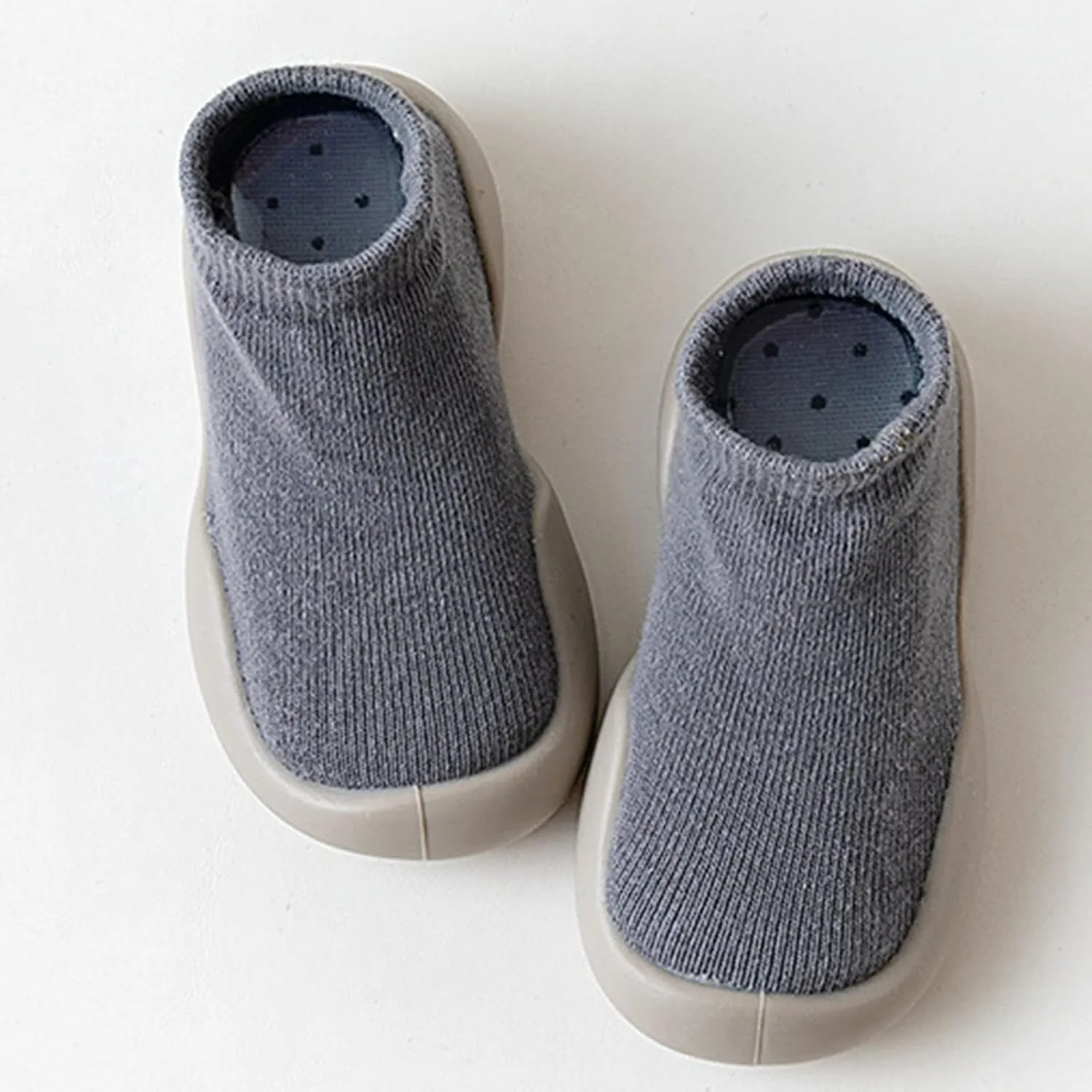 Baby Shoes Boys Girls First Walking Shoes Non Slip Toddler Slip On Sneakers Infant Knit Sock Shoes Floor Shoes