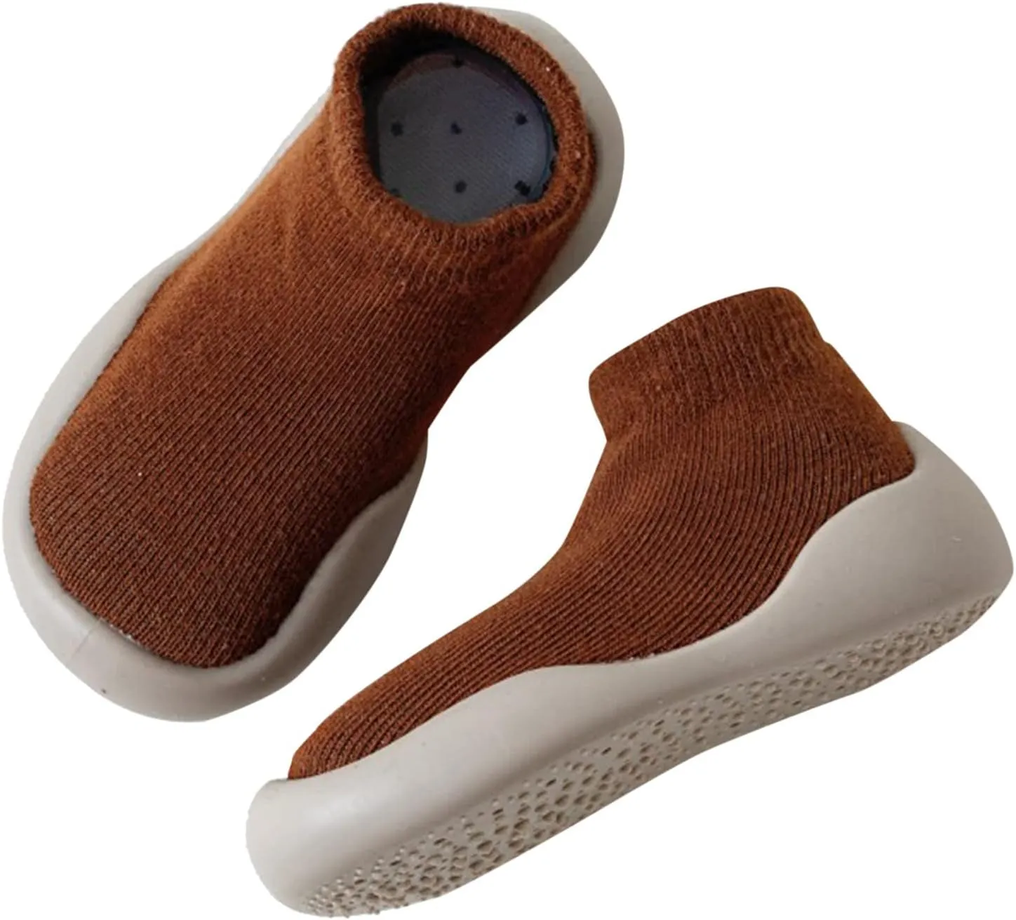 Baby Shoes Boys Girls First Walking Shoes Non Slip Toddler Slip On Sneakers Infant Knit Sock Shoes Floor Shoes