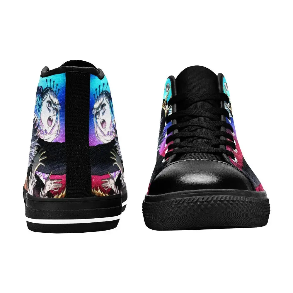Black Clover Vanica Zogratis Noelle Shoes High Tops Sneakers for Kids and Adults