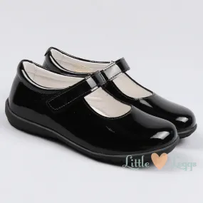 Black Patent Mary Jane School Shoe