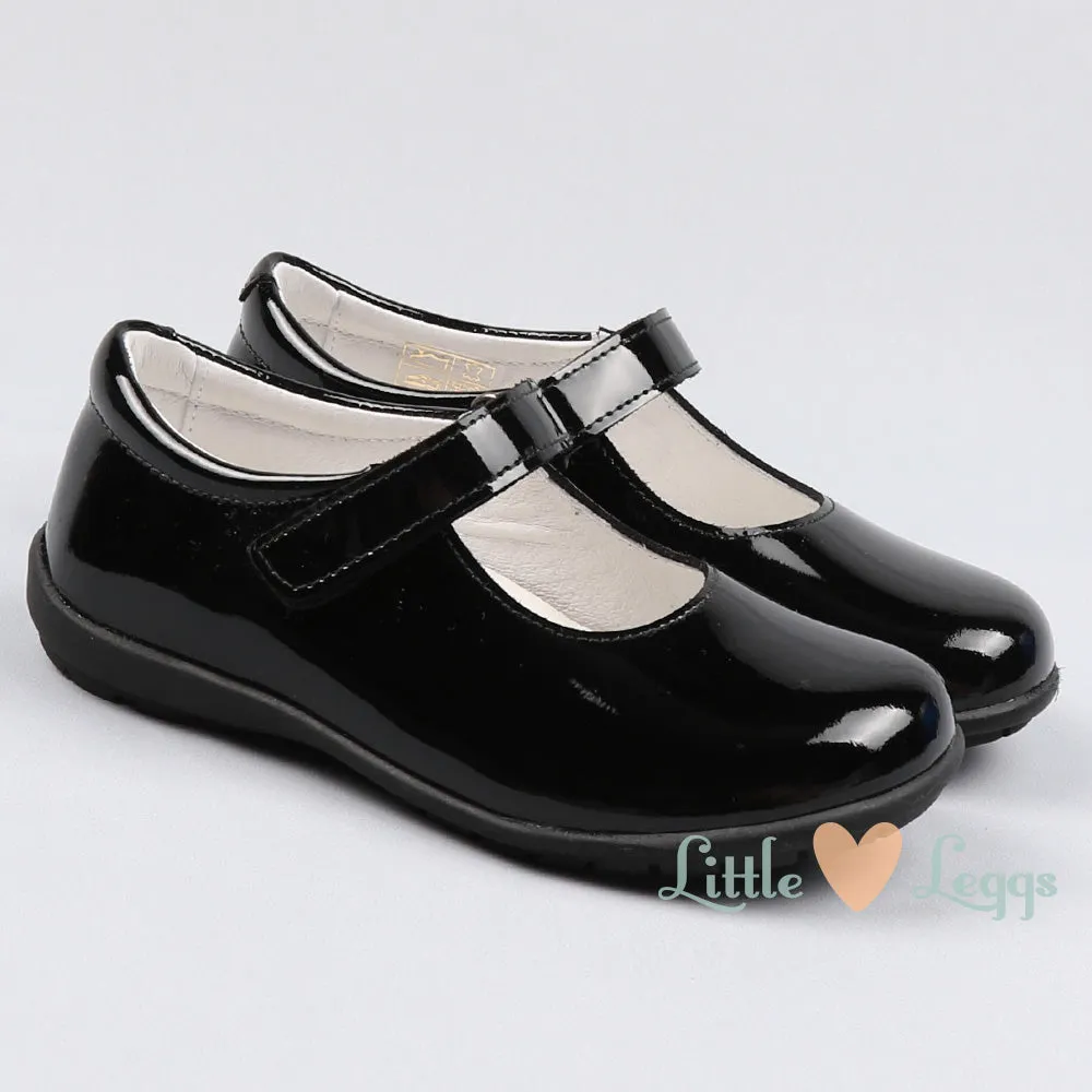 Black Patent Mary Jane School Shoe