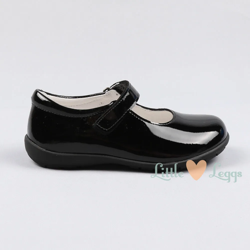Black Patent Mary Jane School Shoe