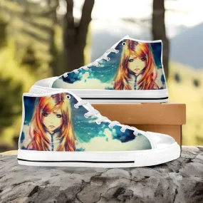 Bleach Orihime Inoue Shoes High Top Sneakers for Kids and Adults