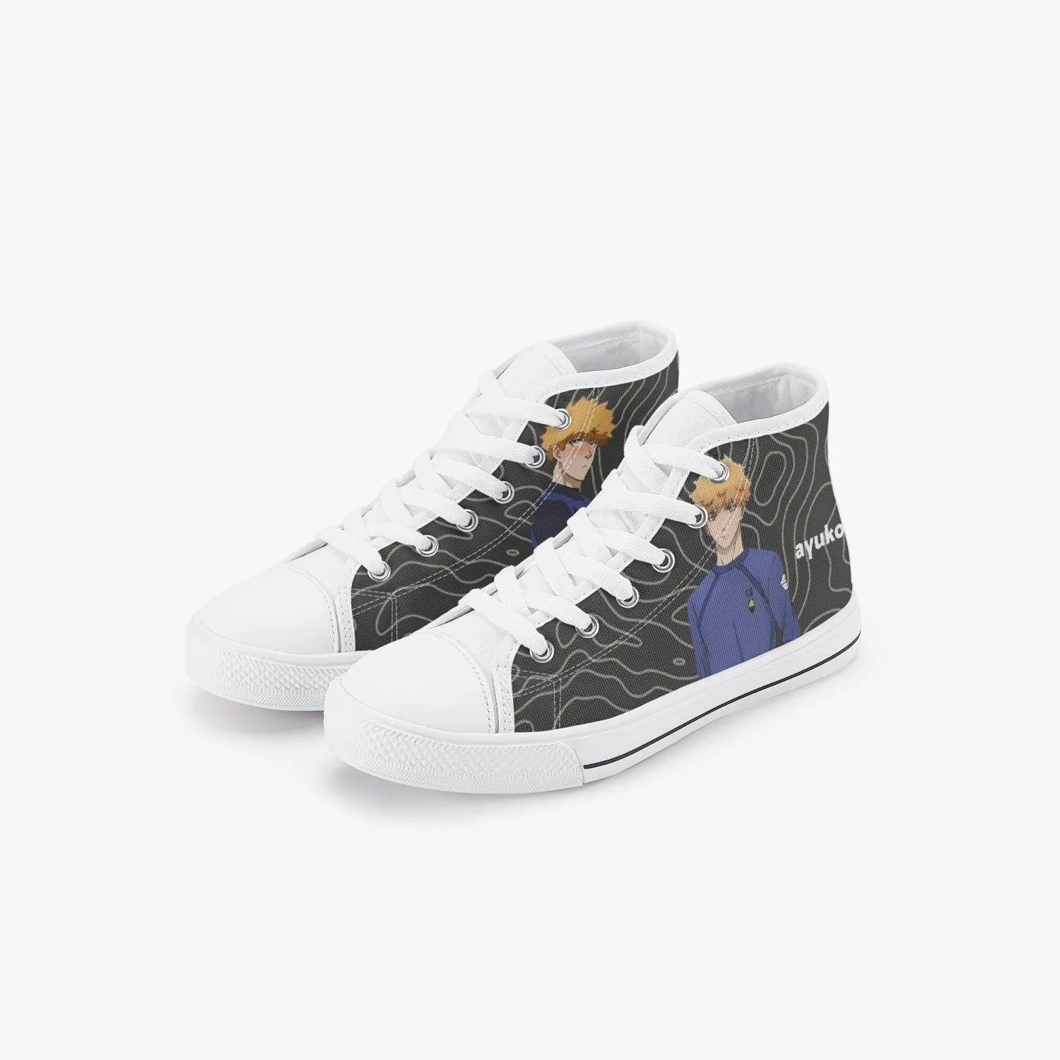 Blue Lock Rensuke Kunigami Kids A-Star High Anime Shoes