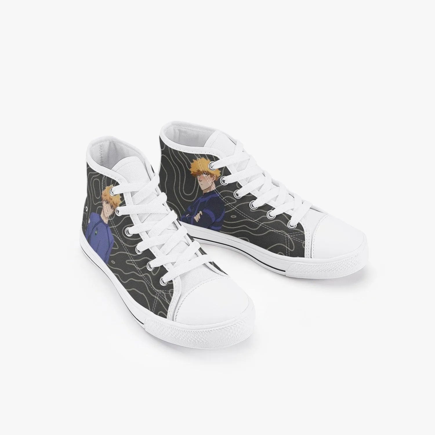 Blue Lock Rensuke Kunigami Kids A-Star High Anime Shoes
