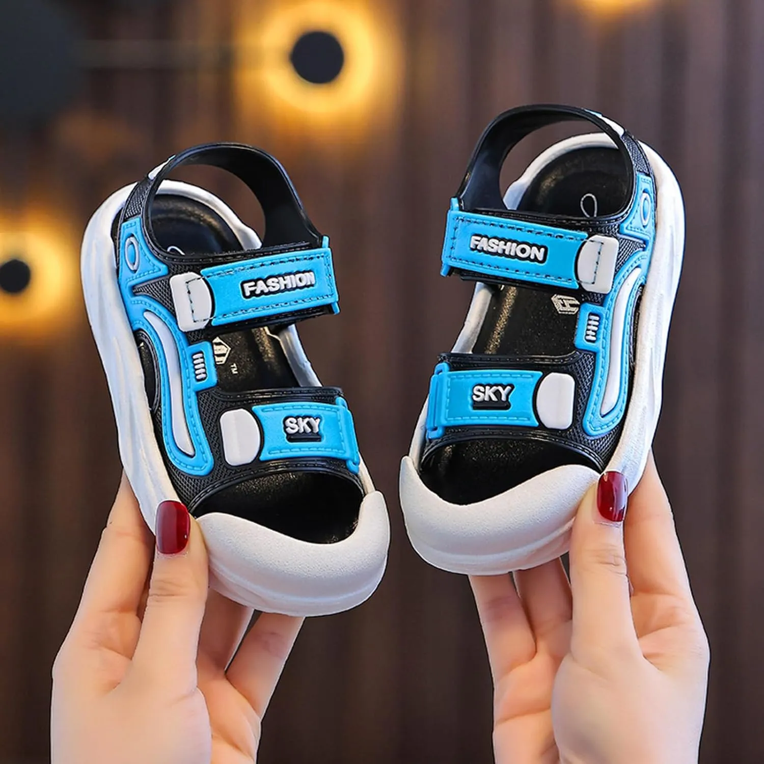 Boys Sandals for Middle and Large Children Soft Bottom Non Slip Little Boy Beach Shoes Children's Girls Toddler Sandals