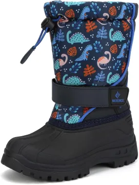 CIOR Kids Snow Boots for Boys Girls Toddler Winter Outdoor Boots Waterproof with Fur Lined(Toddler/Little Kids/Big Kid)