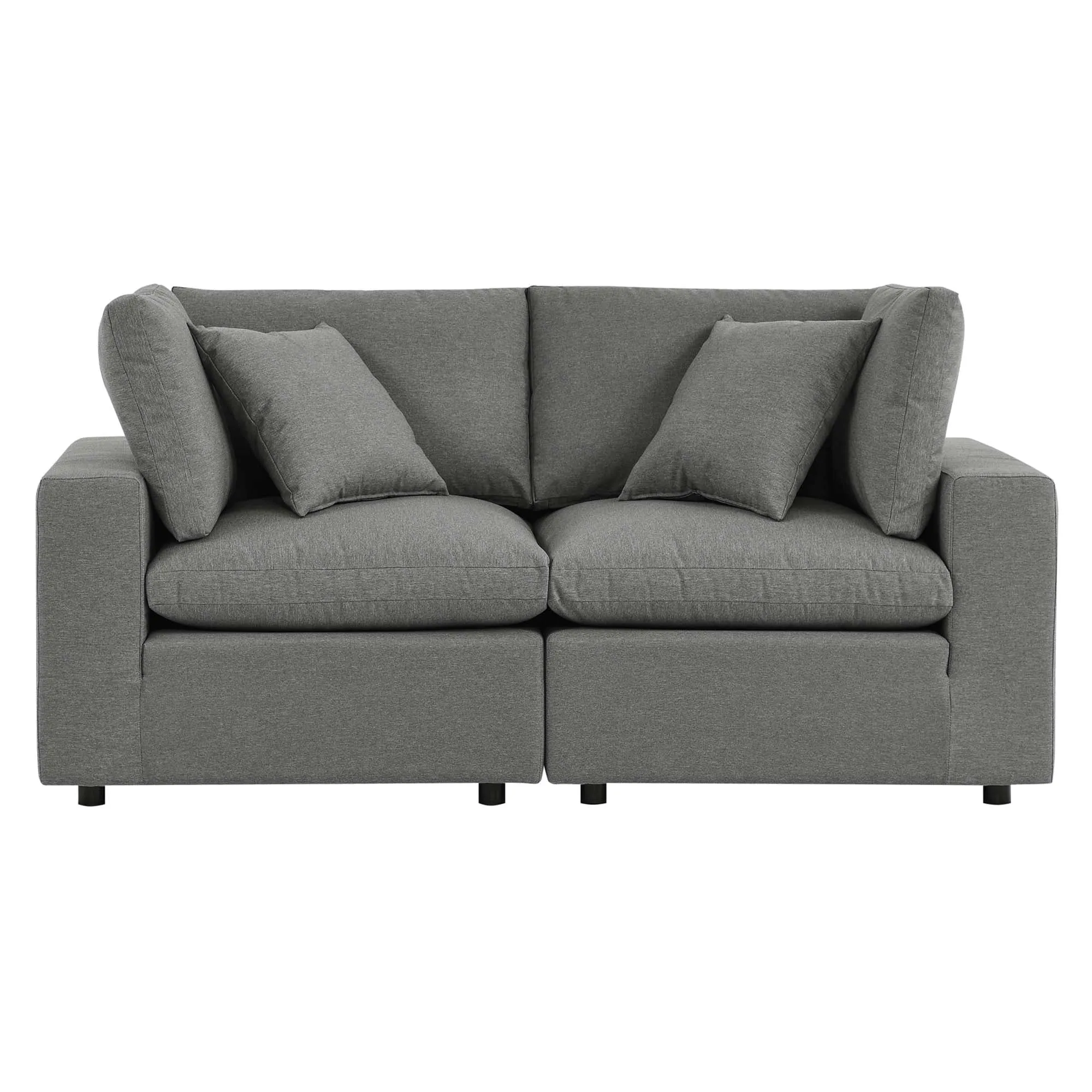 Commix Outdoor Patio Overstuffed Outdoor Patio Loveseat by Modway