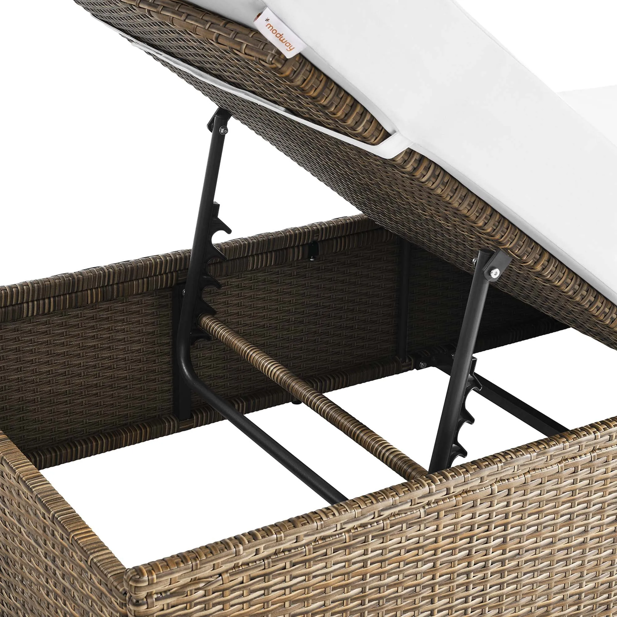 Convene Outdoor Patio Outdoor Patio Chaise Lounge Chair by Modway