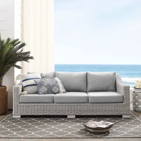 Conway Sunbrella® Outdoor Patio Wicker Rattan Sofa by Modway