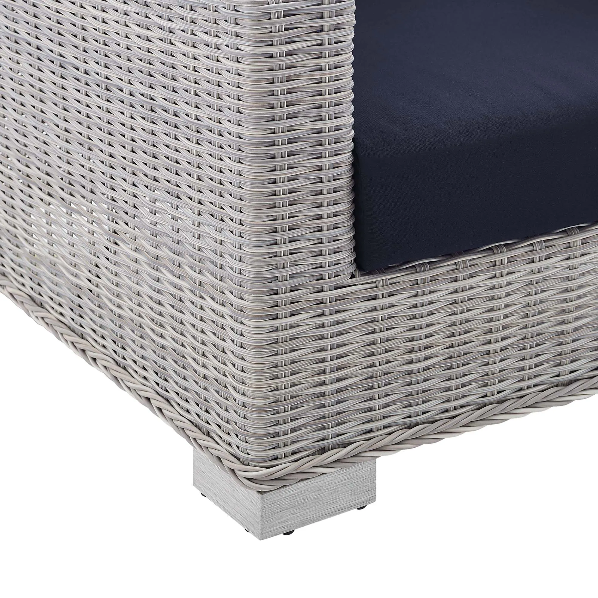 Conway Sunbrella® Outdoor Patio Wicker Rattan Sofa by Modway