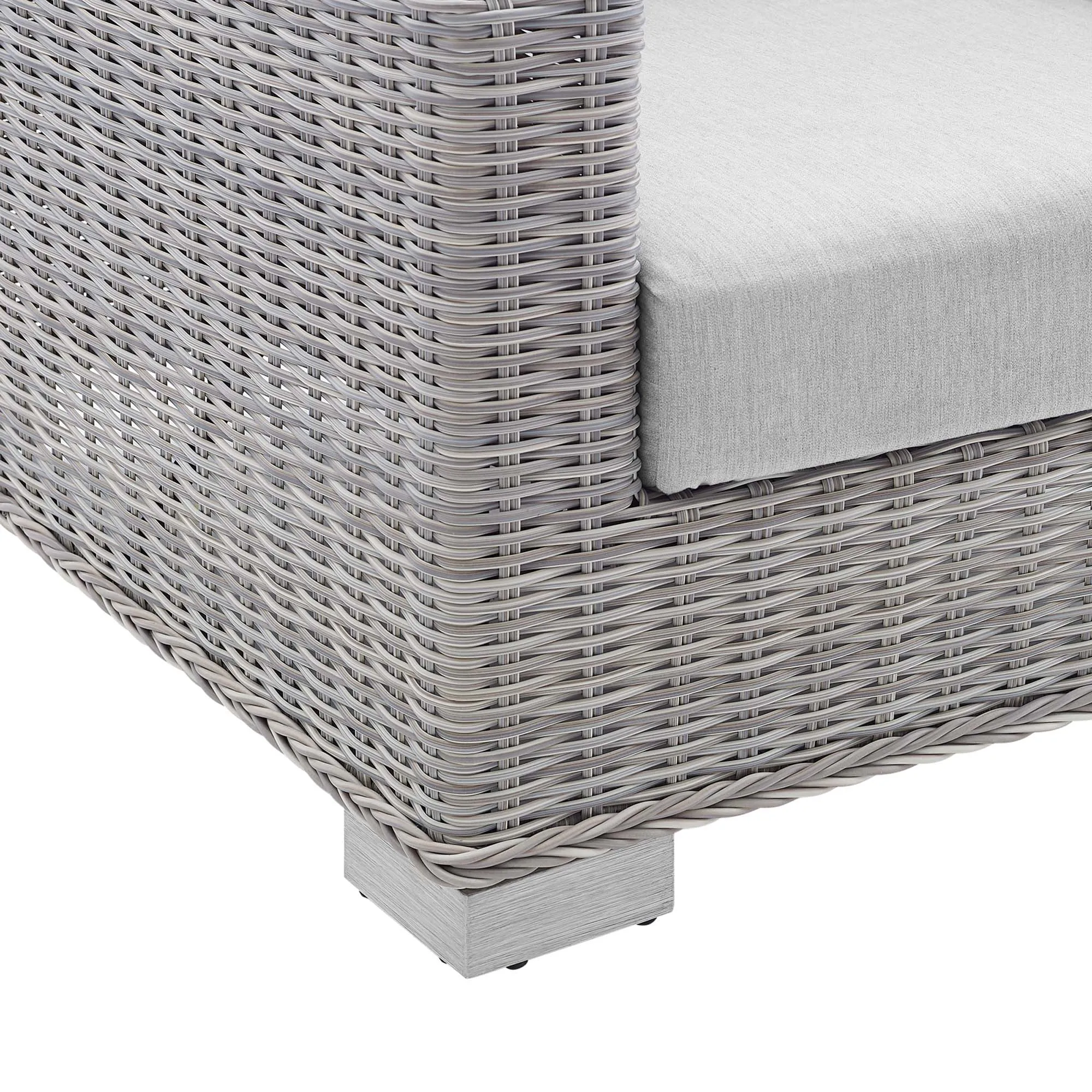 Conway Sunbrella® Outdoor Patio Wicker Rattan Sofa by Modway