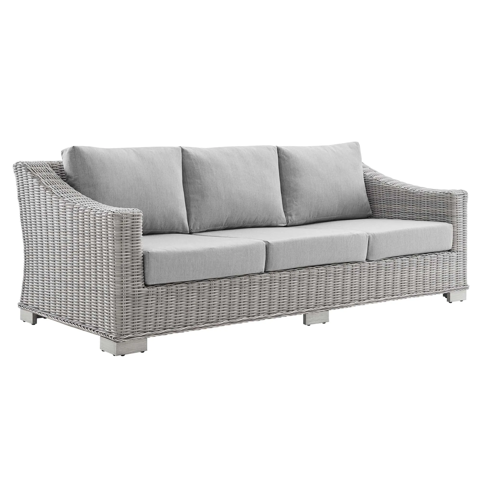Conway Sunbrella® Outdoor Patio Wicker Rattan Sofa by Modway