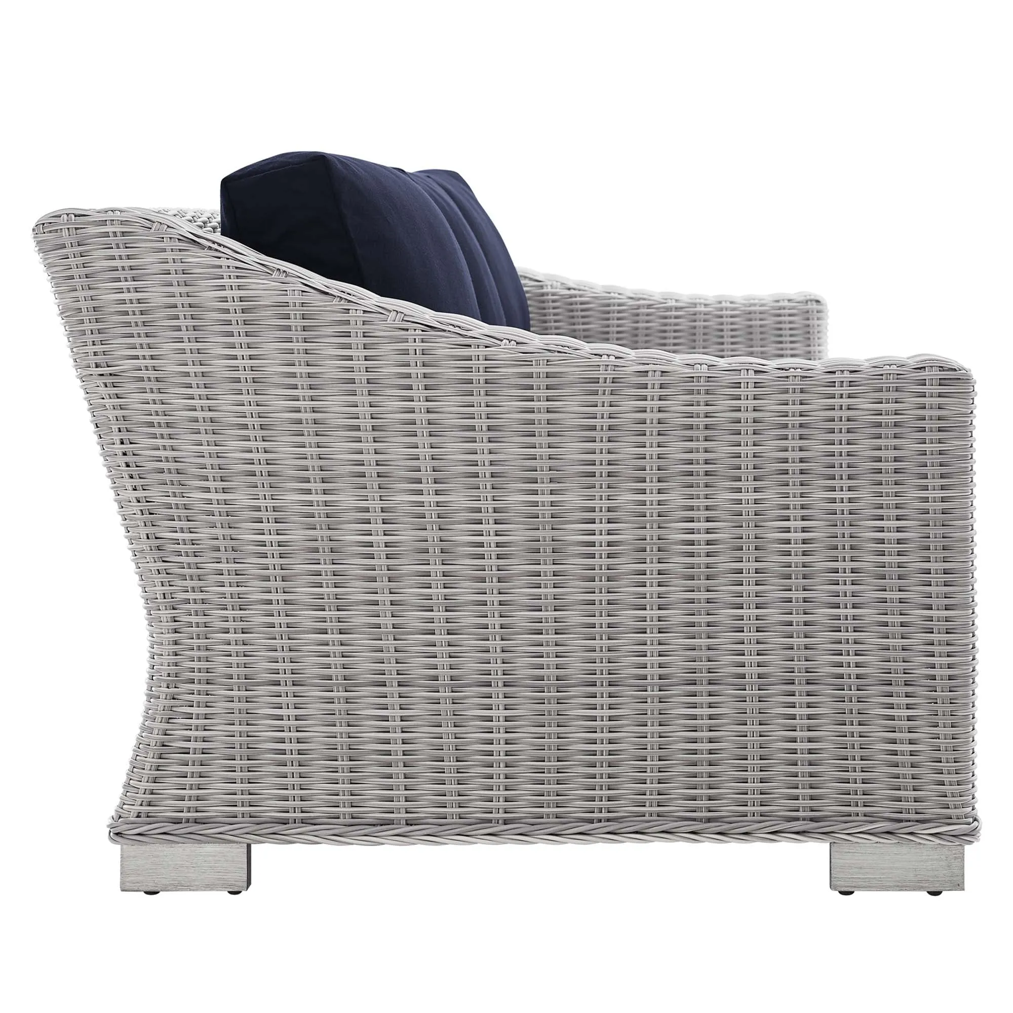 Conway Sunbrella® Outdoor Patio Wicker Rattan Sofa by Modway