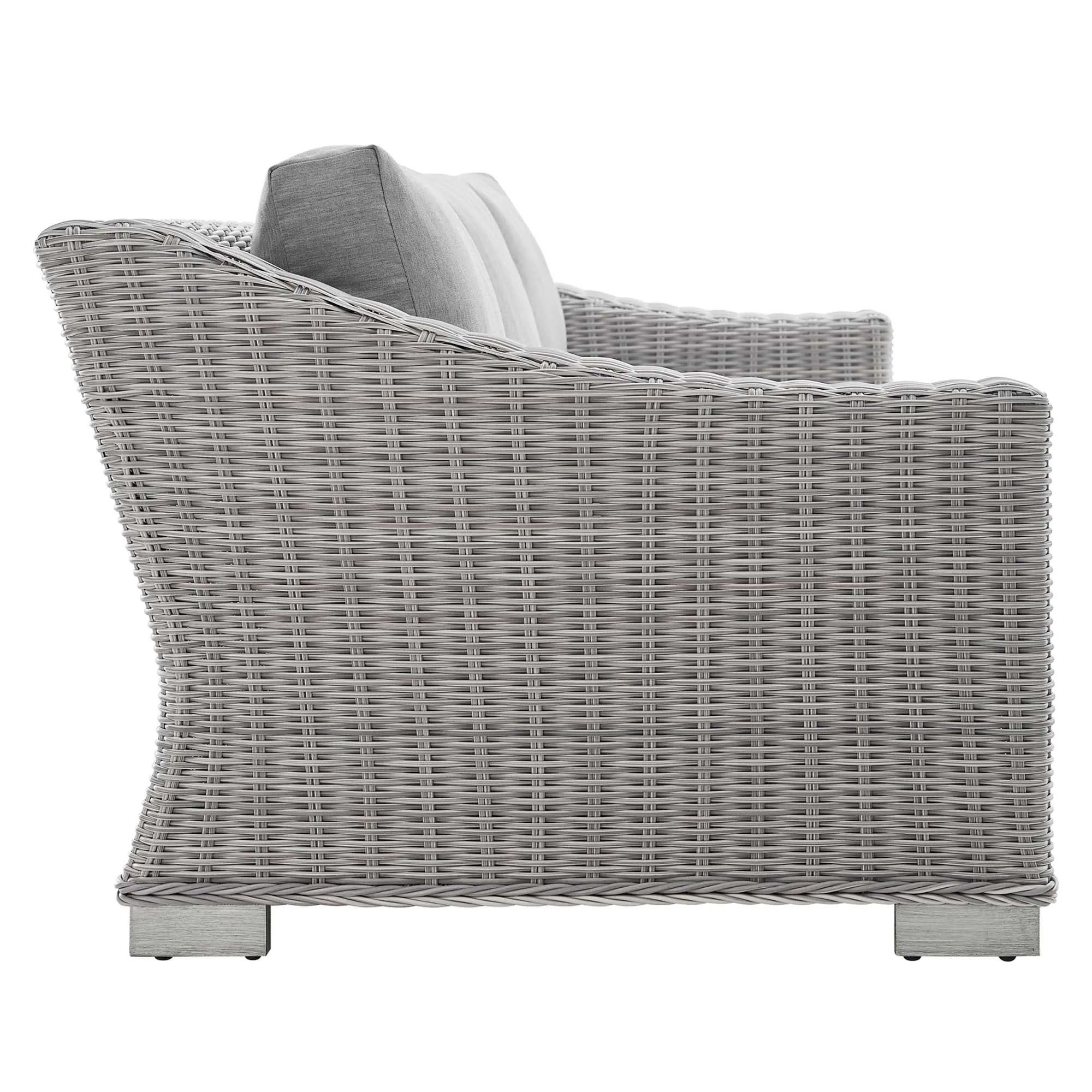 Conway Sunbrella® Outdoor Patio Wicker Rattan Sofa by Modway