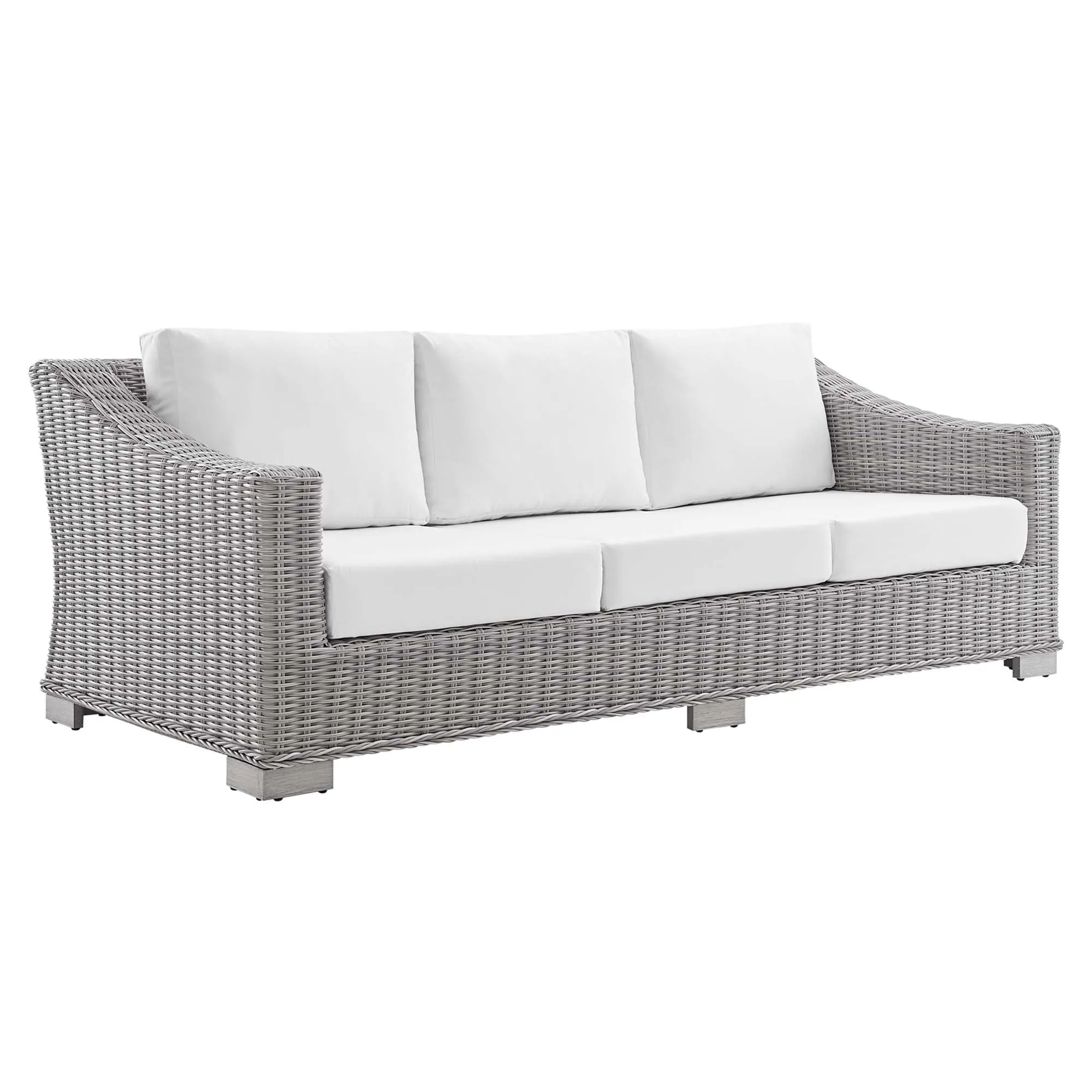 Conway Sunbrella® Outdoor Patio Wicker Rattan Sofa by Modway