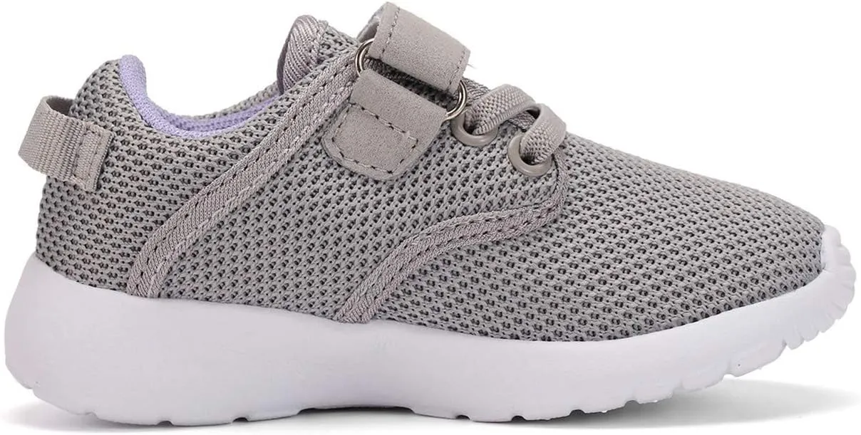 DADAWEN Toddler/Little Kid Boys Girls Lightweight Breathable Sneakers Strap Athletic Tennis Shoes for Running Walking