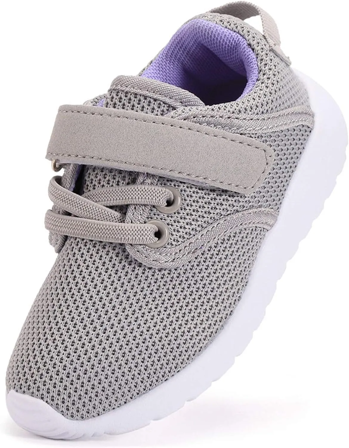 DADAWEN Toddler/Little Kid Boys Girls Lightweight Breathable Sneakers Strap Athletic Tennis Shoes for Running Walking