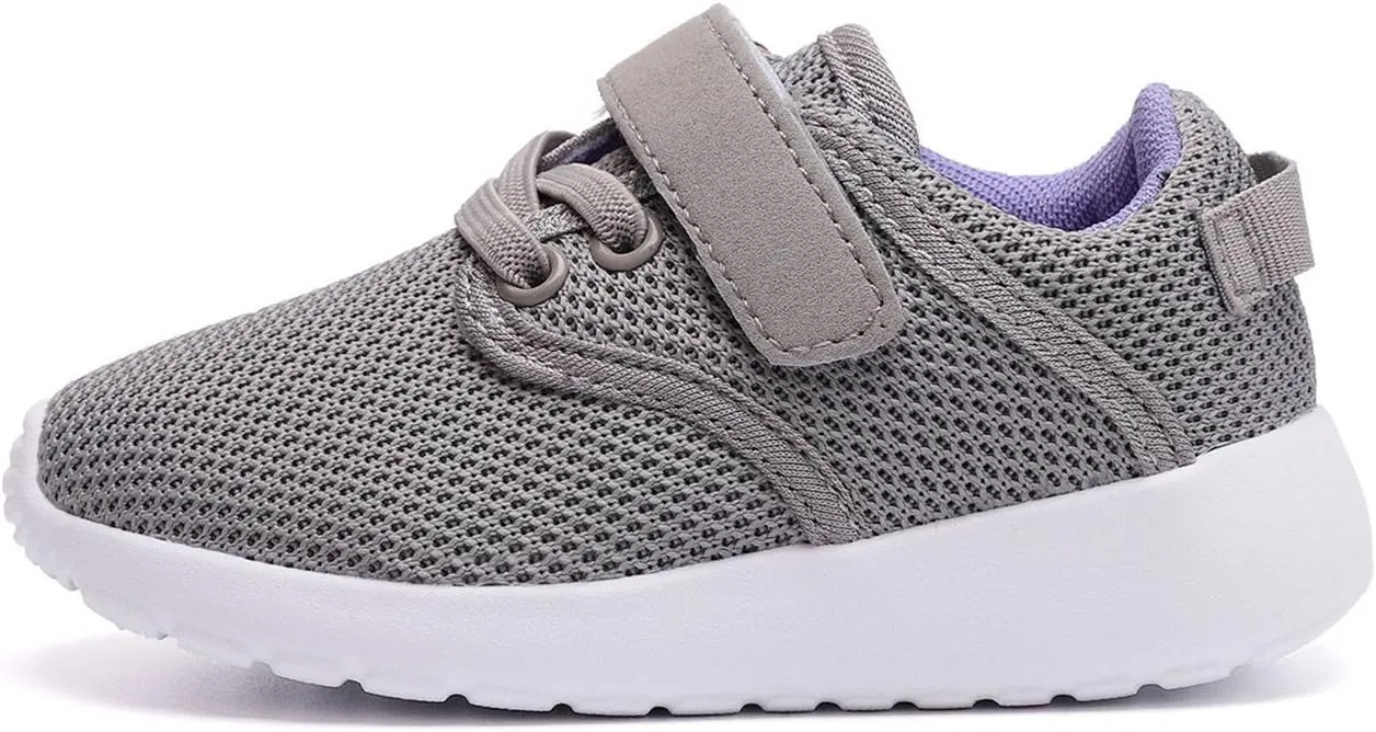 DADAWEN Toddler/Little Kid Boys Girls Lightweight Breathable Sneakers Strap Athletic Tennis Shoes for Running Walking
