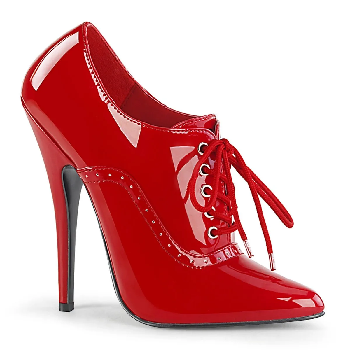 Devious Domina 460 Womens 6" Heel, Court Shoes, Oxford/Lace-Up Shoes