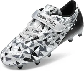 DREAM PAIRS Boys Girls Soccer Cleats Kids Football Shoes for Little/Big Kid SDSO2307K
