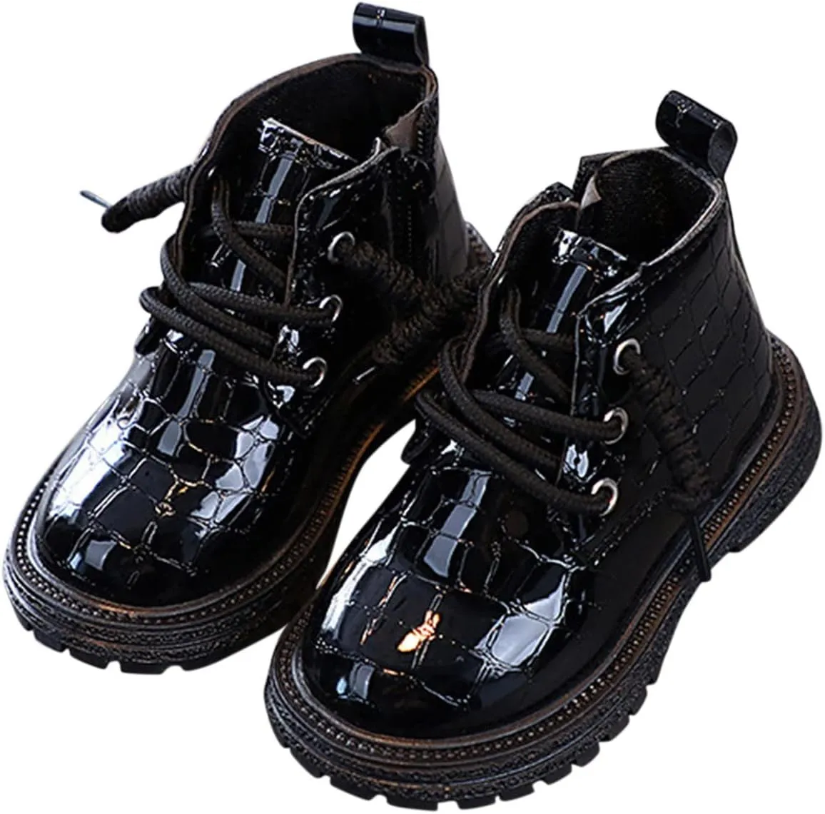 Fashion All Seasons Children Boots for Boys and Girls Ankle Boots with Thick Soles Non Slip Low Cut Cow Girl Boots