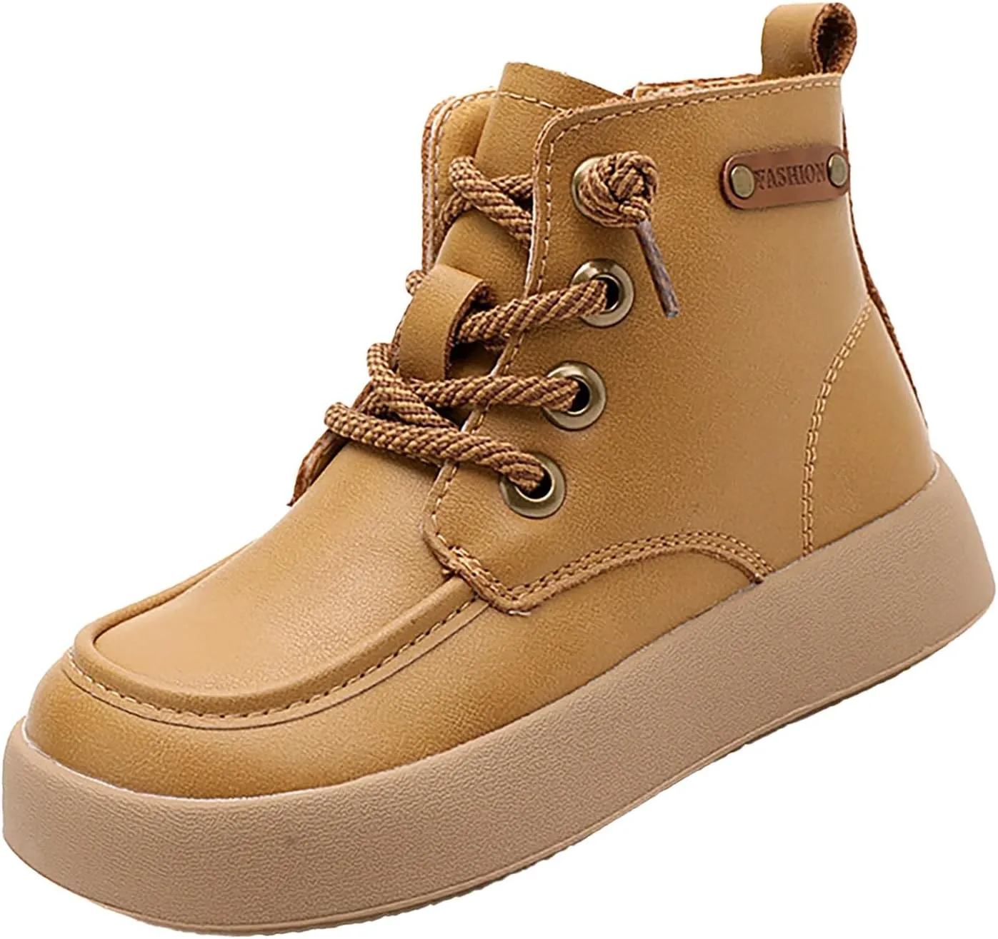 Fashion Fall and Winter Children's Flat Non Slip Boots Side Zipper Comfortable Boots Winter for Kids