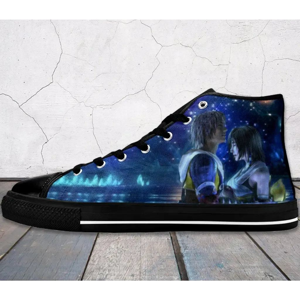 Final Fantasy X Shoes High Top Sneakers for Kids and Adults