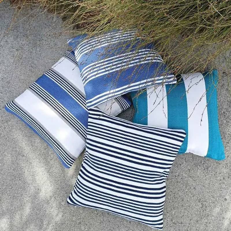 Flinders Outdoor Cushion Cover 50cm in navy