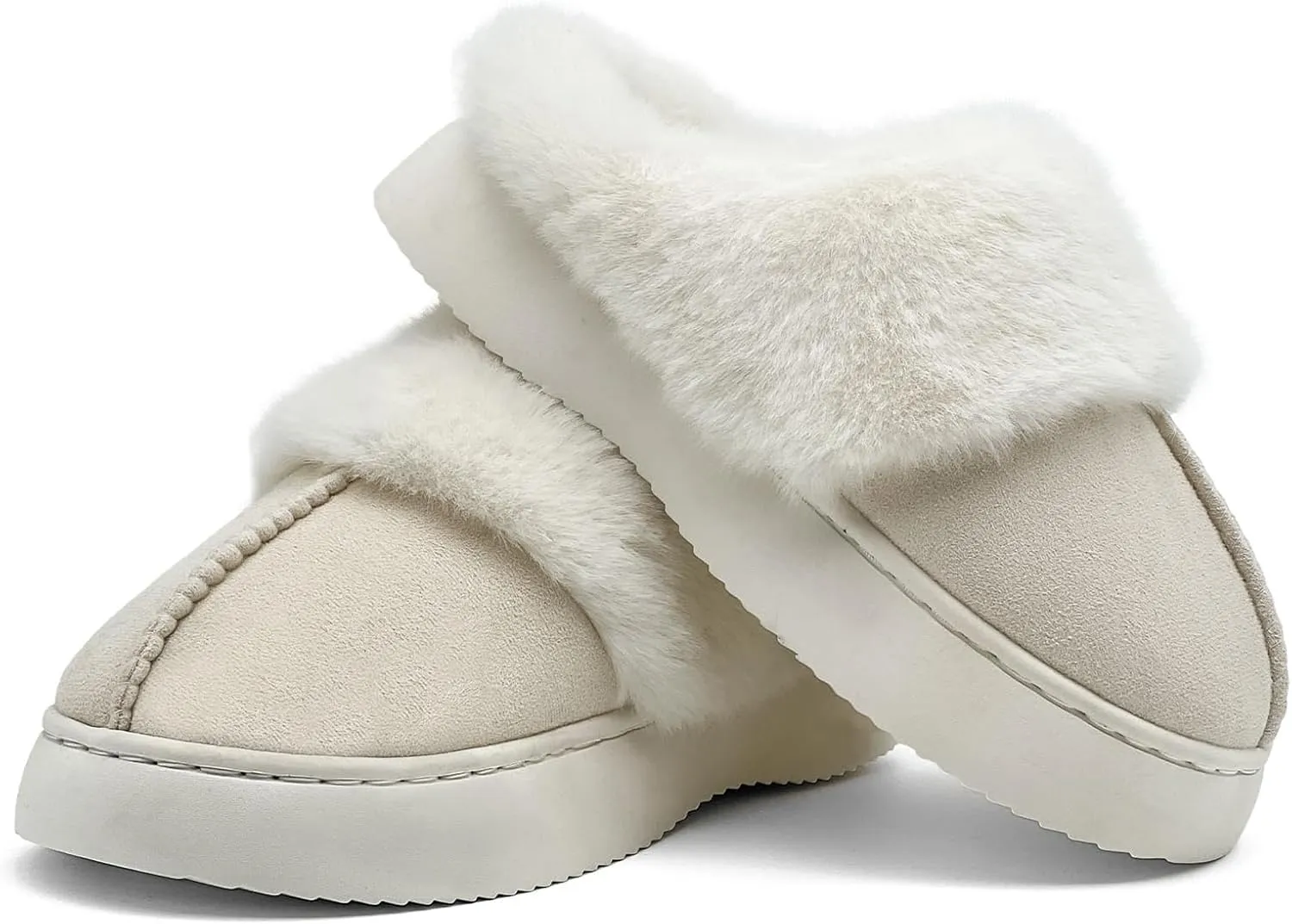 Fuzzy House Slippers for Kids Girls boys Soft Plush Platform House Shoes Memory Foam Warmth Slip-on Slippers Indoor Outdoor Big Kid