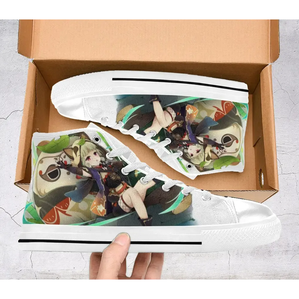 Genshin Impact Sayu Shoes High Top Sneakers for Kids and Adults