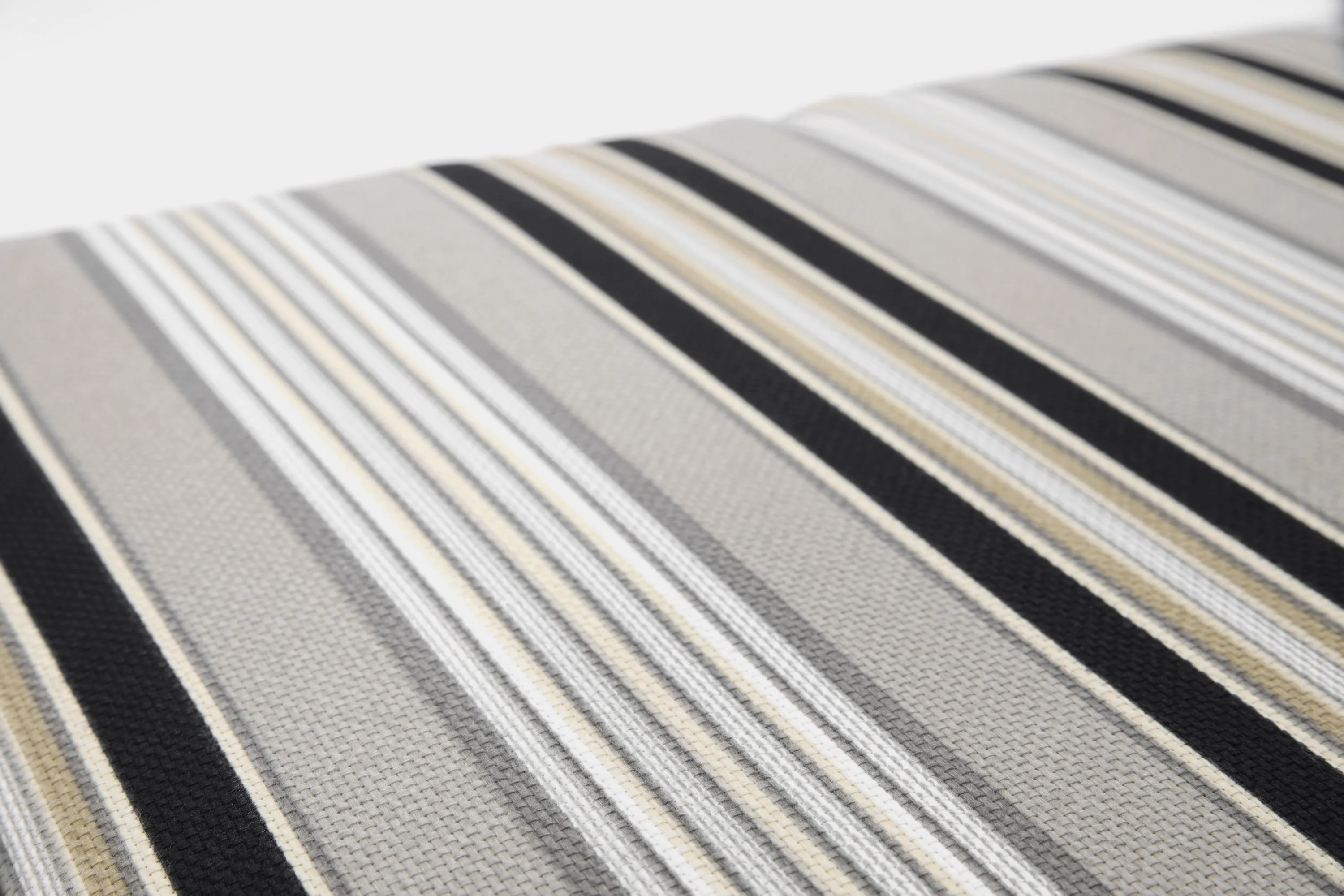 Getaway Stripe Black Rectangle Throw Pillow (Set Of 2)