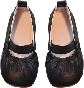 Girl Dress Shoes Toddler Flower Girl Dress Shoes Square Toe Ballet Flats for Party School Wedding Casual Shoes