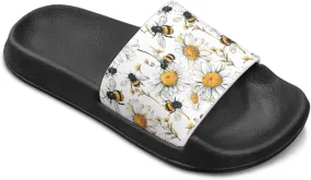 Girls Slide Sandals Breathable Summer Shoes for Kids with Non-Slip Sole Slides for Beach & Pool