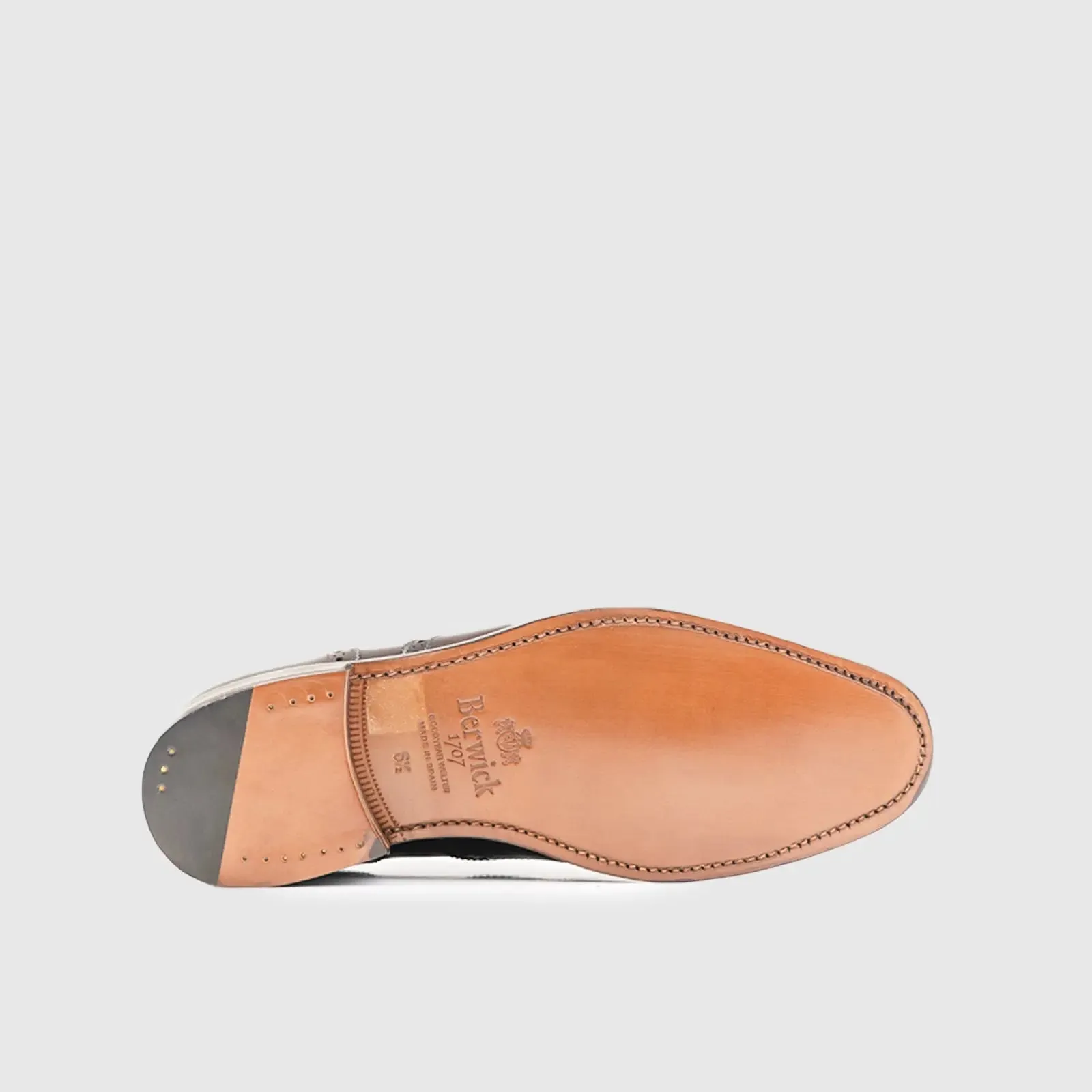 Goodyear Welt Oxford Strait Toe Cap With Punch 6870 Brown