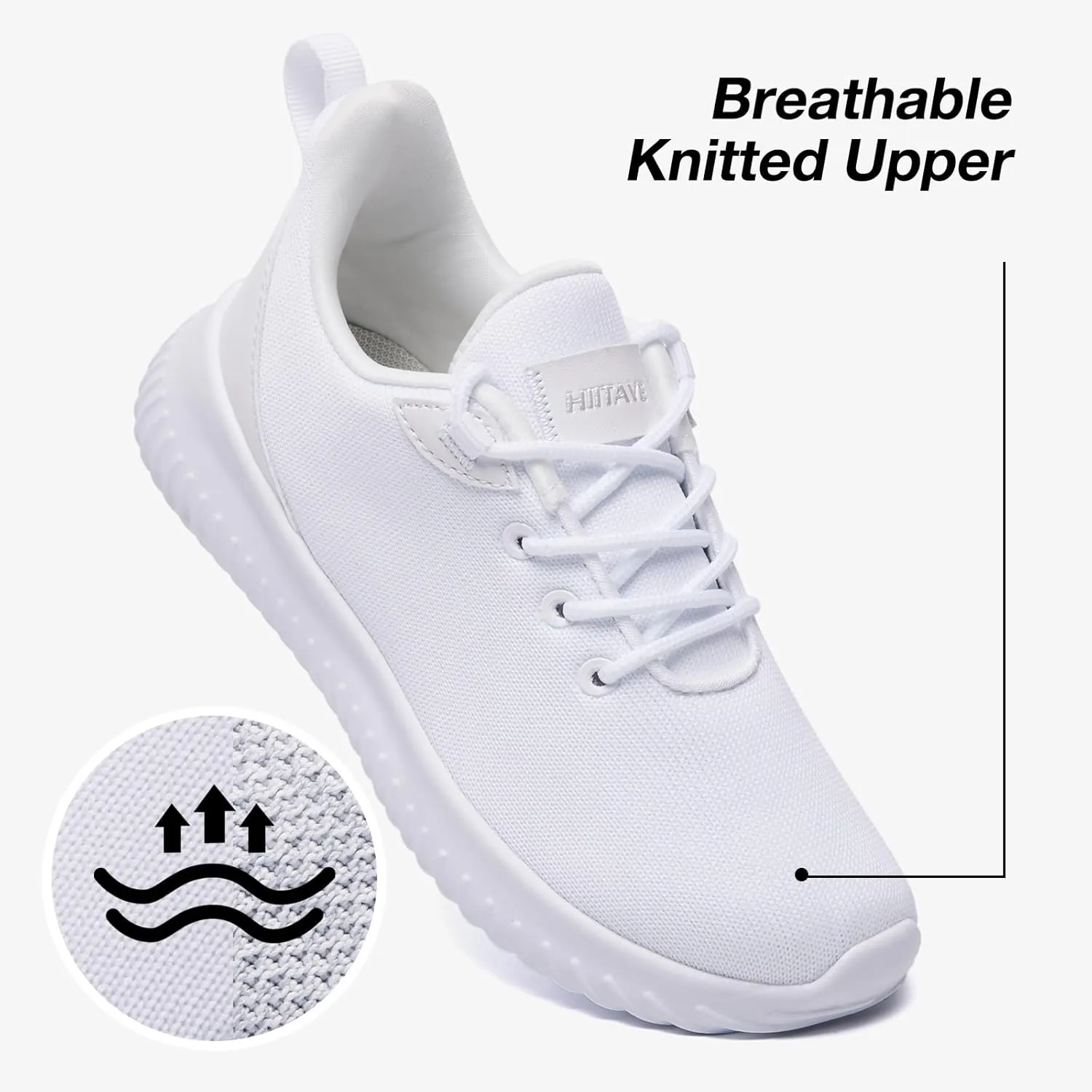 HIITAVE Little Big Kids Sneakers Children Sport Athletic Running Shoes for Boys Girls Youth