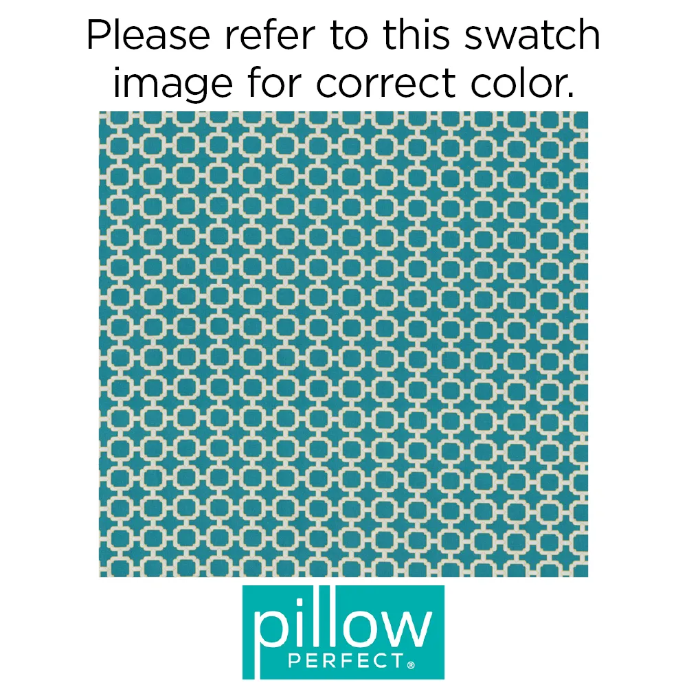Hockley Teal Rectangle Throw Pillow (Set Of 2)