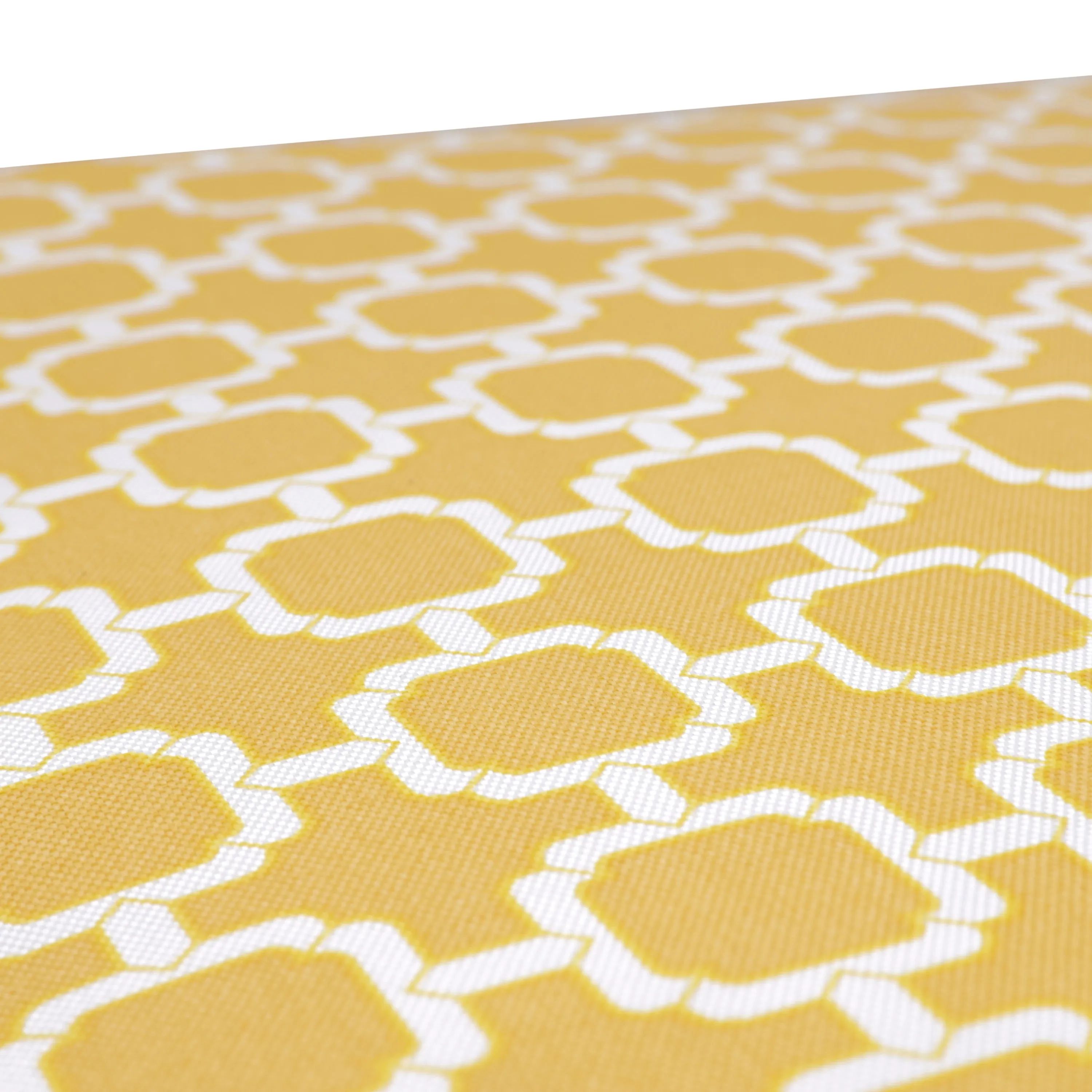 Hockley Yellow Rounded Corners Seat Cushion (Set Of 2)