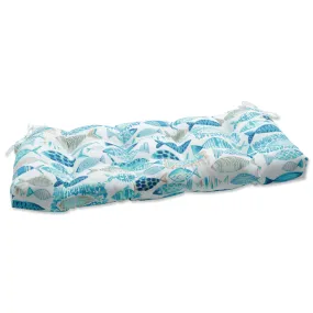 Hooked Seaside Blue 48" Blown Bench