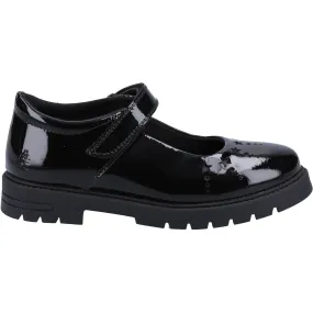 Hush Puppies Girls Sabrina Patent Leather Shoe Shoes - Black
