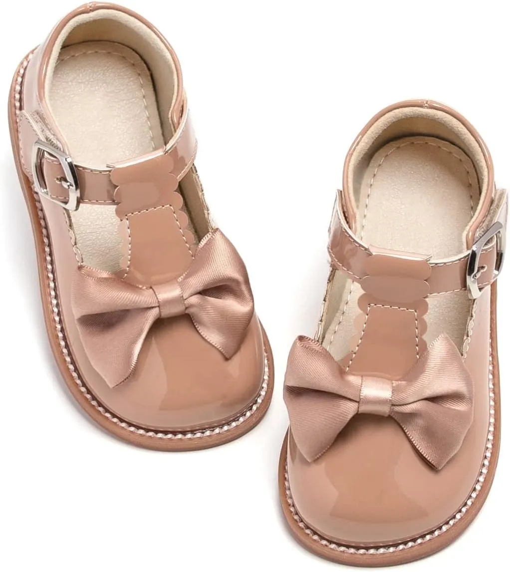 Kiderence Toddler Little Girl Mary Jane Dress Shoes School Oxford for Girls Flats