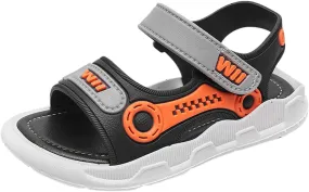 Kids Beach Sandal Lightweight Breathable Open-Toe Shoes for Boys and Girls Non-Slip Adjustable Straps Toddler Clogs