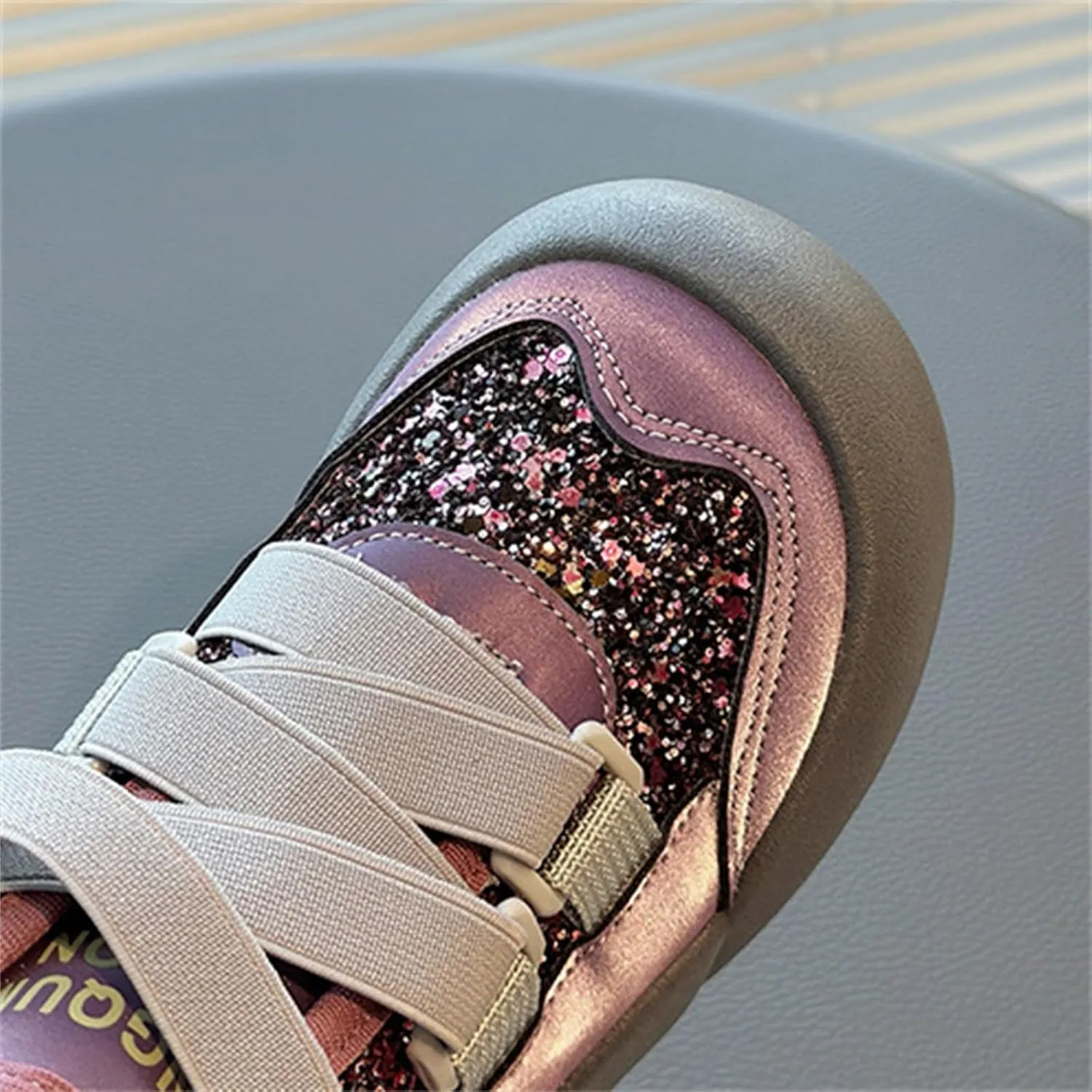 Kids Glitter Shoes Velvet Plush Sneakers for Boys Girls High Top Ankle Boots Thick Non-Slip Toddler Rain Boots Size 11